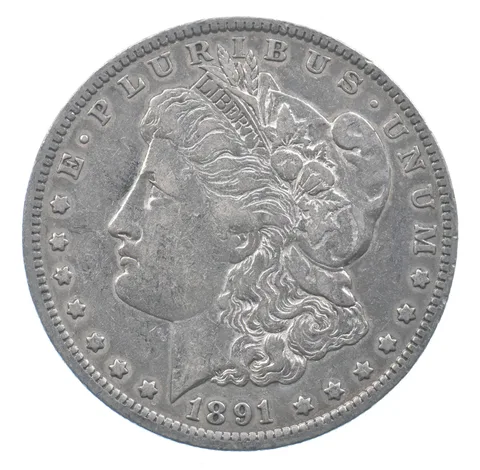 Early - 1891-O Morgan Silver Dollar - 90% US Coin *918