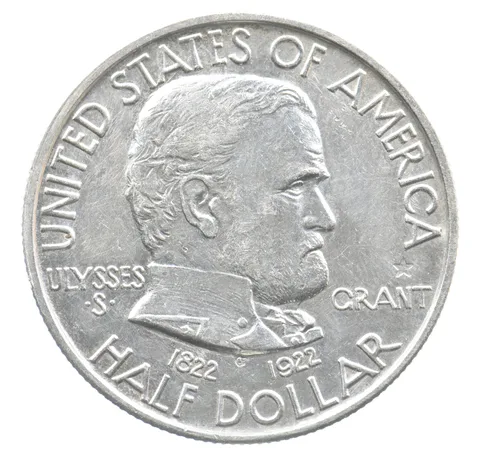 1922 Ulysses S Grant Commemorative Half Dollar w/ STAR *0661