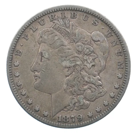 Early - 1879 Morgan Silver Dollar - 90% US Coin *474
