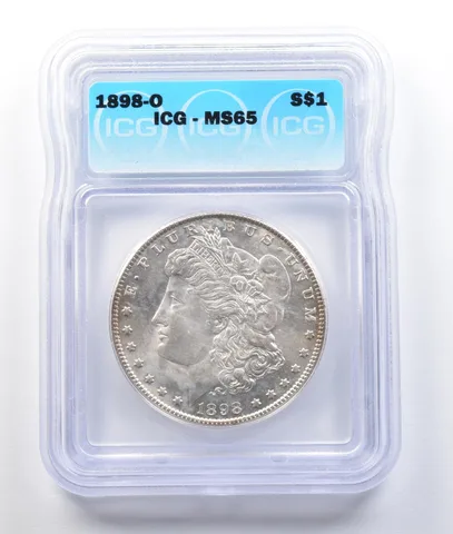 1898-O Morgan Silver Dollar MS65 ICG a1517