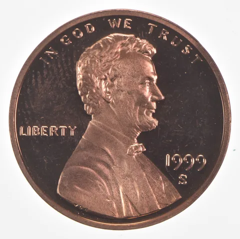 1999-S Lincoln Memorial Cent Proof