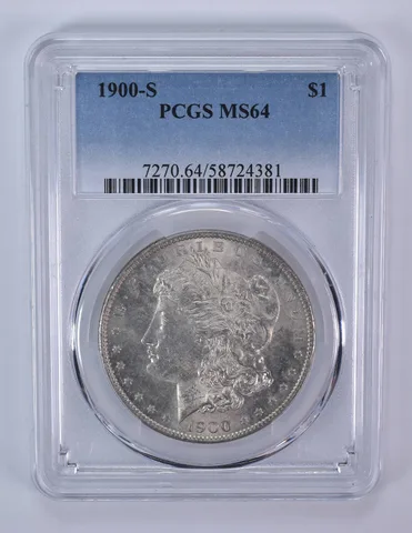 1900-S Morgan Silver Dollar MS64 PCGS *8140