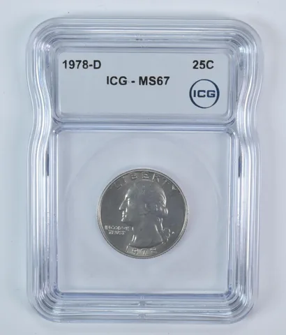 1978-D Washington Quarter MS67 ICG