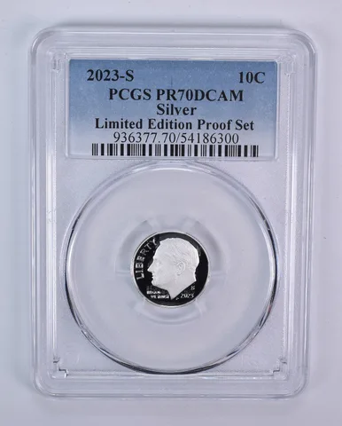 2023-S Roosevelt Dime Silver Limited Edition Set PR70 DCAM PCGS