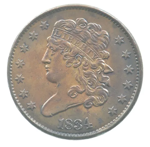 1834 Classic Head Half Cent *0821
