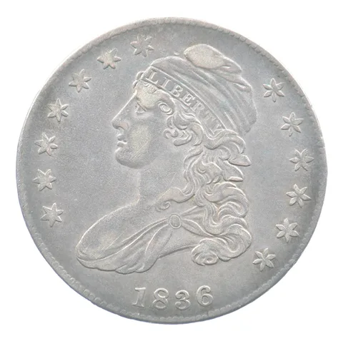 1836 Capped Bust Half Dollar O-110 R1 *5040