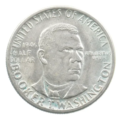 1946 Booker T Washington Commemorative Half Dollar *0198