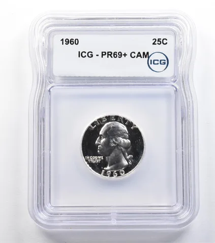 1960 Washington Quarter PR69+ CAM ICG *9342