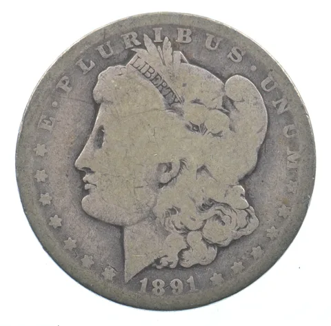 Early - 1891-O Morgan Silver Dollar - 90% US Coin *694