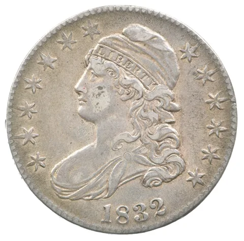 1832 Capped Bust Half Dollar *1875