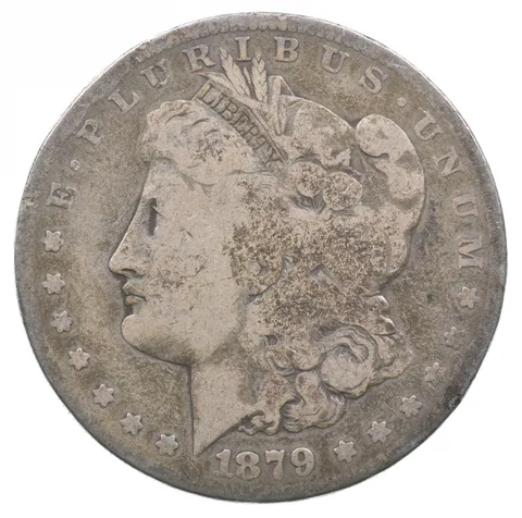1879-S Reverse REV Of 78 1878 Morgan Silver Dollar a3048