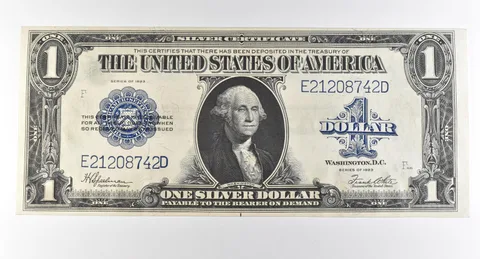 1923 $1 Silver Certificate Large Note Blue Seal *3009