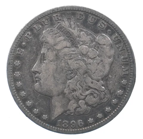 Early - 1896 Morgan Silver Dollar - 90% US Coin *998