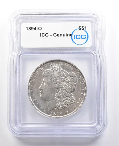 1894-O Morgan Silver Dollar Genuine ICG *0864