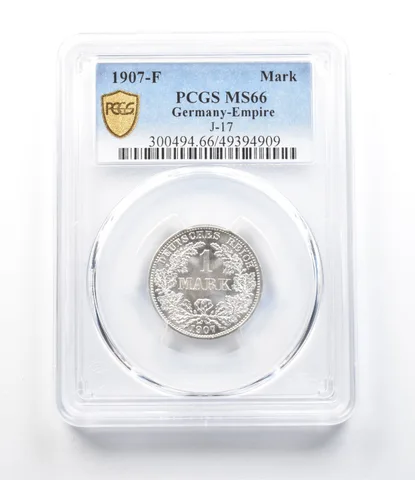 1907-F Germany Empire Mark J-17 MS66 PCGS *4274