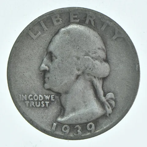 1939-S Washington Quarter Average Circ