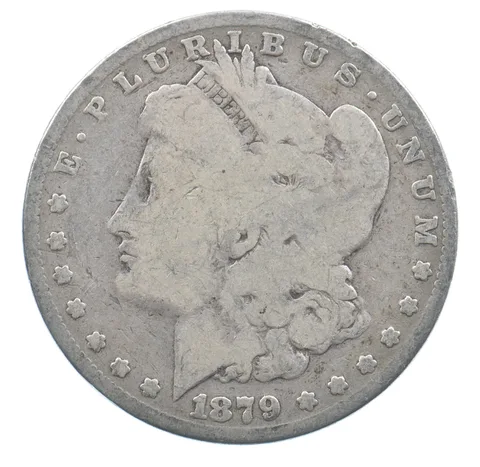 Early - 1879 Morgan Silver Dollar - 90% US Coin *952