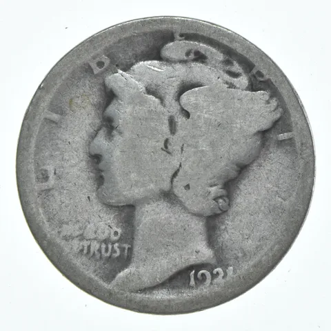 1921 Mercury Dime *6171