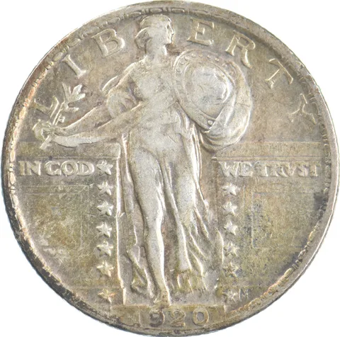 1920 Standing Liberty Quarter Beautiful Tone *7801