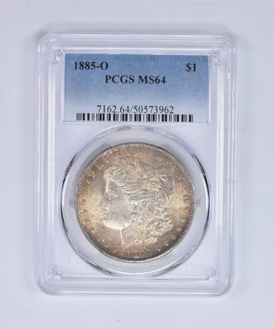 1885-O Morgan Silver Dollar MS64 PCGS Beautiful Tone *8031