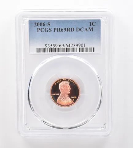 2006-S Lincoln Memorial Cent PR69 RD DCAM PCGS Beautiful Tone *2097