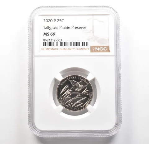 2020-P Washington Quarter ATB Tallgrass Prairie MS69 NGC