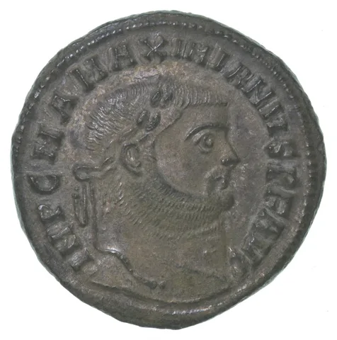 311-313 Ancient Roman Follis - Genio Popvli - Maximinus II *5006