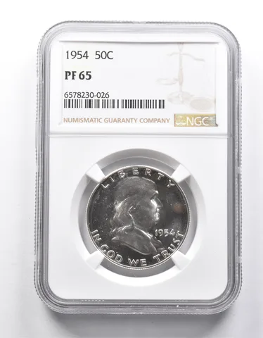 PF65 1954 Franklin Half Dollar NGC a9920