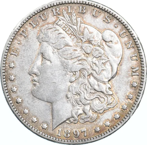 1897-O Morgan Silver Dollar Beautiful Tone *7809