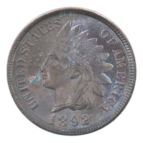1892 Indian Head Cent Beautiful Tone *9291