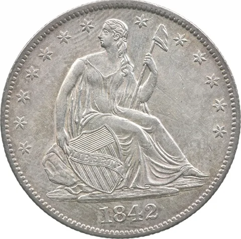 1842-O Seated Liberty Half Dollar MD a3484