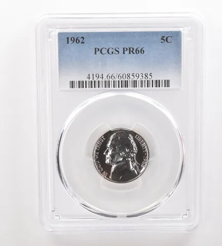 1962 Jefferson Nickel PR66 PCGS Beautiful Tone *3285