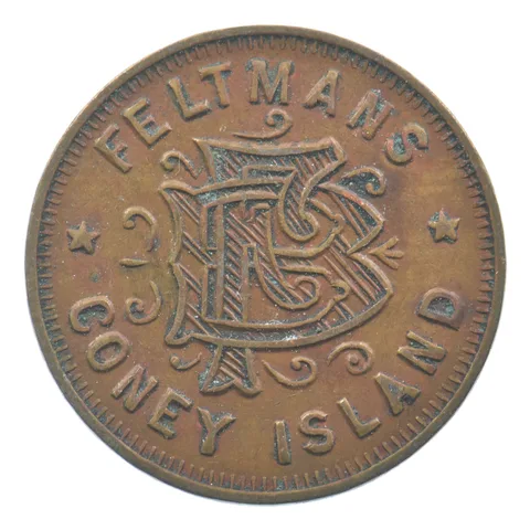 Feltmans Coney Island 25 Cent Token *5068