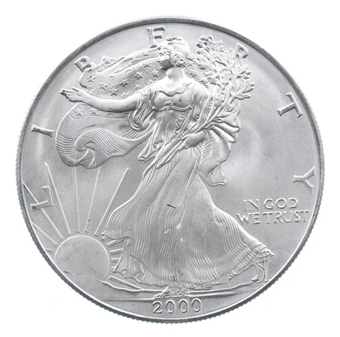 Better Date 2000 American Silver Eagle 1 Troy Oz .999 Fine Silver *679