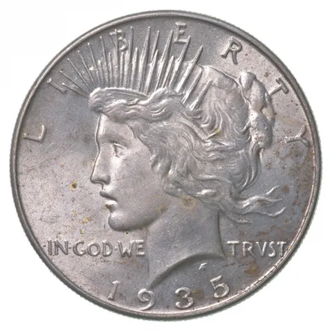 1935 Peace Silver Dollar *7362