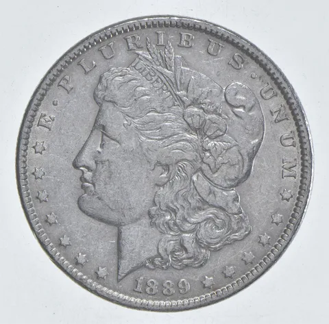 Better 1889 Morgan Silver Dollar - 90% US Coin - Nice Coin *451
