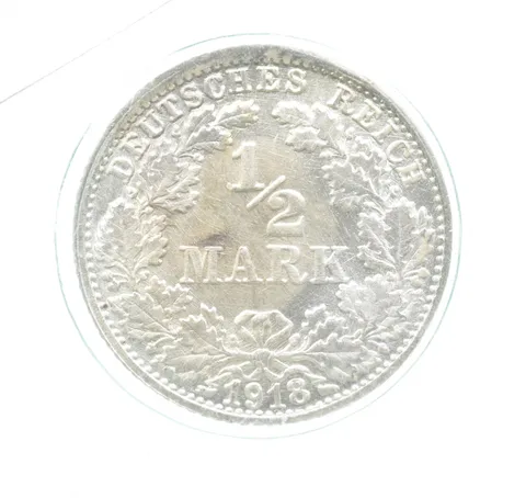 1918 F Germany Half Mark Gem Unc a0156