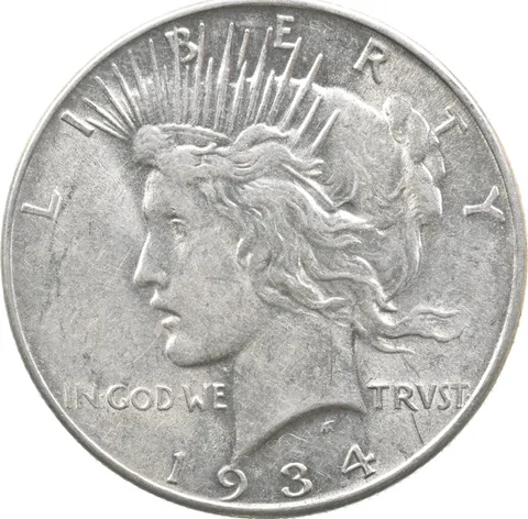 1934 Peace Silver Dollar *4571