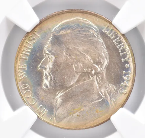 1943-D Jefferson Nickel MS66 5FS NGC Beautiful Tone *2163