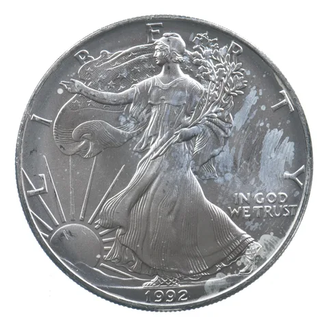 Better Date 1992 American Silver Eagle 1 Troy Oz .999 Fine Silver *701