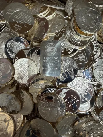100 Troy Ounce PURE 925 Sterling Mix Round/Bar+ 1 Oz Engelhard BELOW MELT Lot