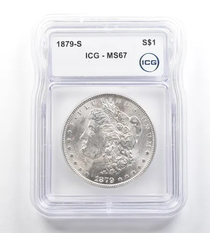 1879-S Morgan Silver Dollar MS67 ICG *7305