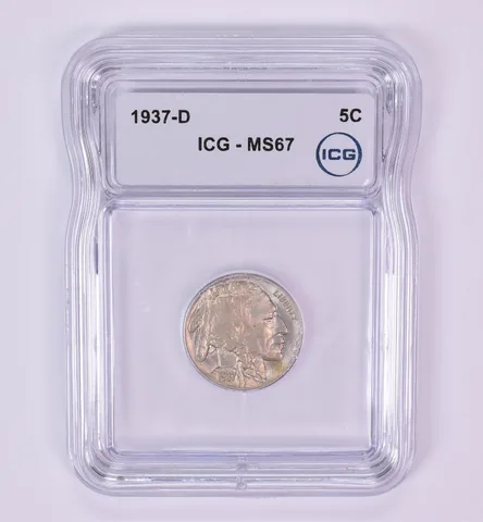1937-D Indian Head Buffalo Nickel MS67 ICG *1772