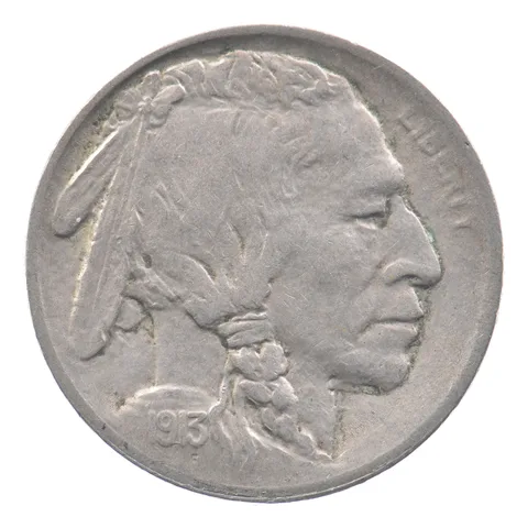 1913-S Indian Head Buffalo Nickel Type 2 *9069