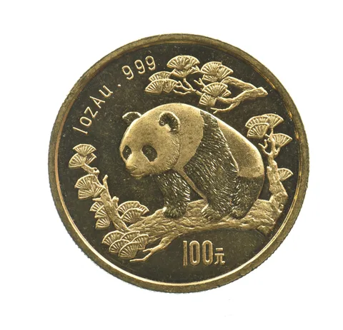 1997 China 100 Yuan Gold Panda 1 Oz Gold *4390