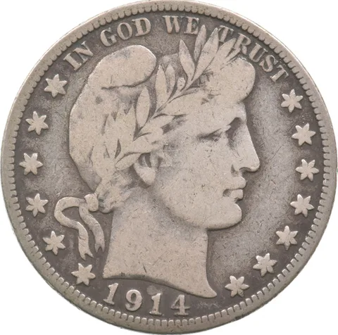 1914 Barber Half Dollar *9465