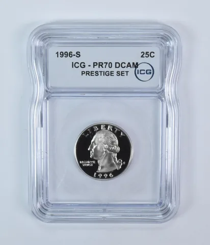 1996-S Washington Quarter Prestige Set PR70 DCAM ICG