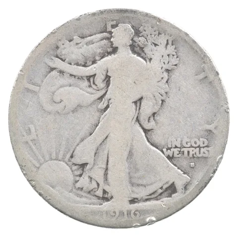 1916-S Walking Liberty Half Dollar *6673