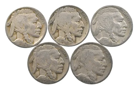 BETTER Lot 1928-S 1929-D 1928-S 1929-D 1929-D Buffalo Nickel Collection *107