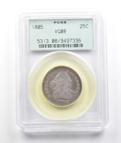 1805 Draped Bust Quarter VG08 PCGS OGH PQ *2799